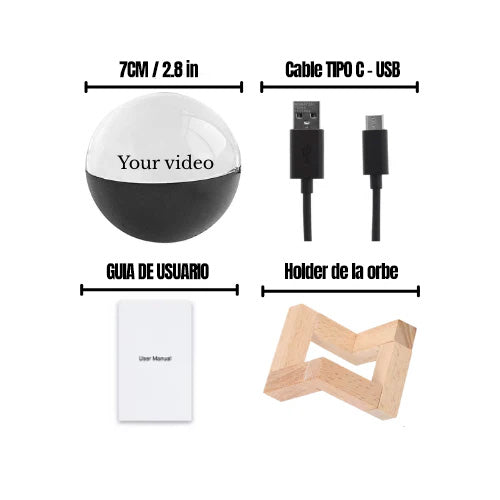 Memory Orb: Esfera con Video Personalizado