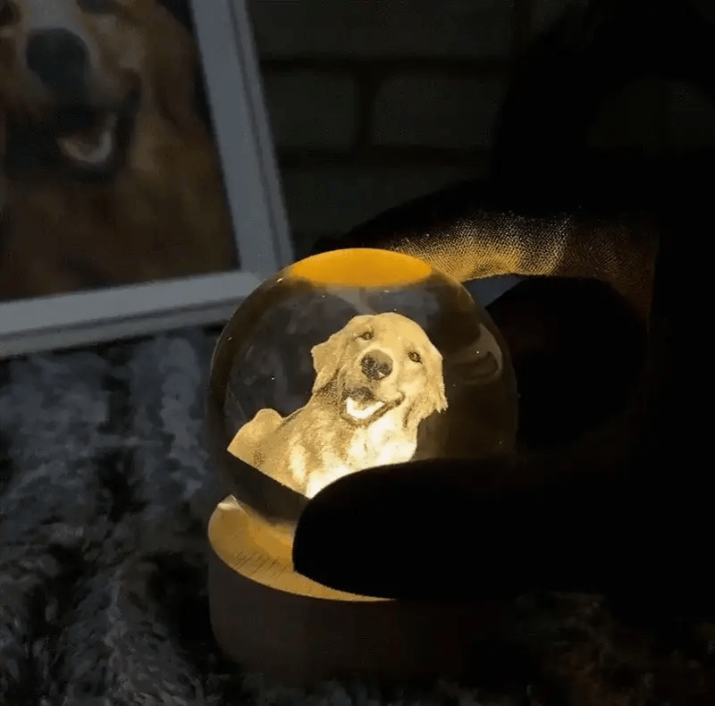 Esfera de Cristal con Grabado Personalizado™