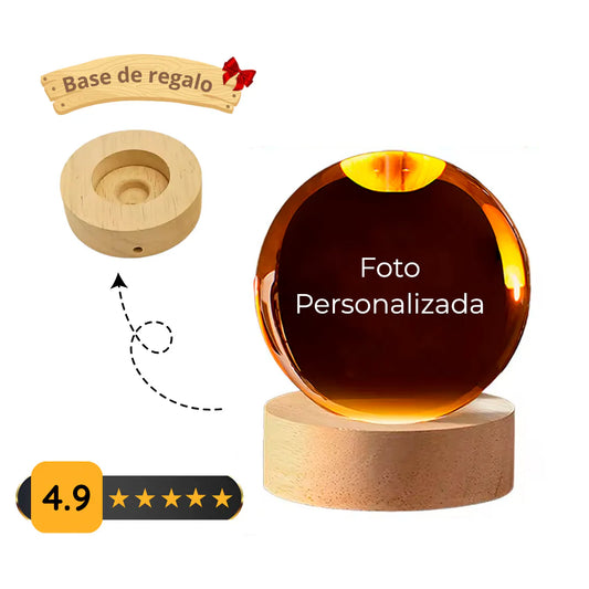 Esfera de Cristal con Grabado Personalizado™