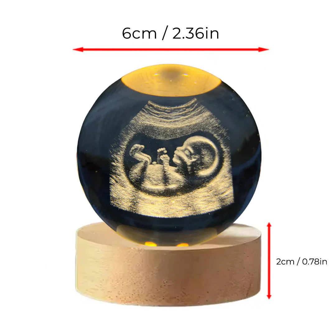Esfera de Cristal con Grabado Personalizado™