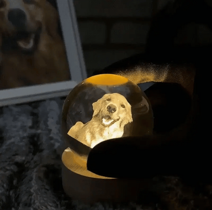 Esfera de Cristal con Grabado Personalizado™